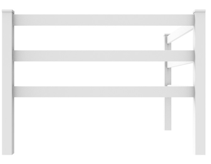 3 Rail Rural PVC Fencing (500-750m of Fencing)