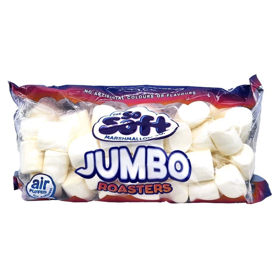 4 x THE SO SOFT MARSHMALLOW CO. Jumbo Roasters, 800g.