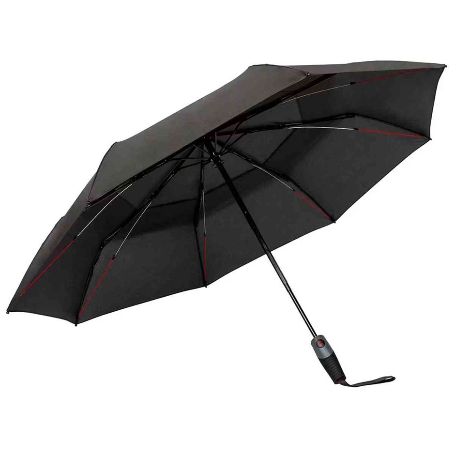 2 x SHED RAIN Windpro Auto Open And Close Umbrella 117cm Black NB: not in o