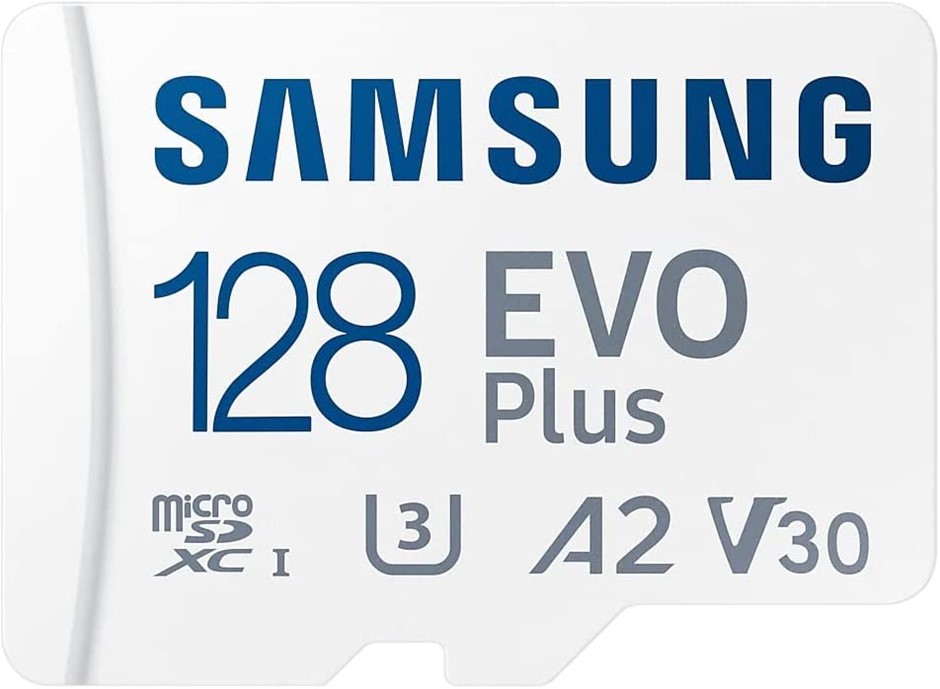 SAMSUNG 128GB EVO Plus Micro SD Memory Card/w Adapter, UHS-1 SDR104, Class