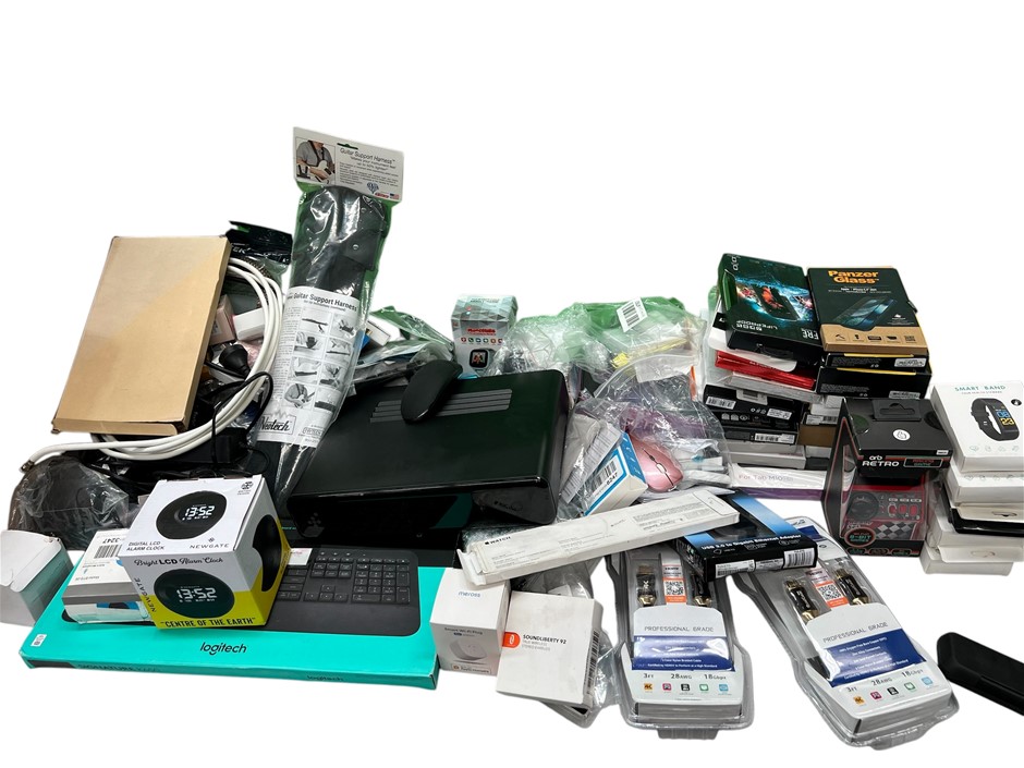 Assorted Electronics & Accessories. (Big Box) NB: Products Are Untested/Con