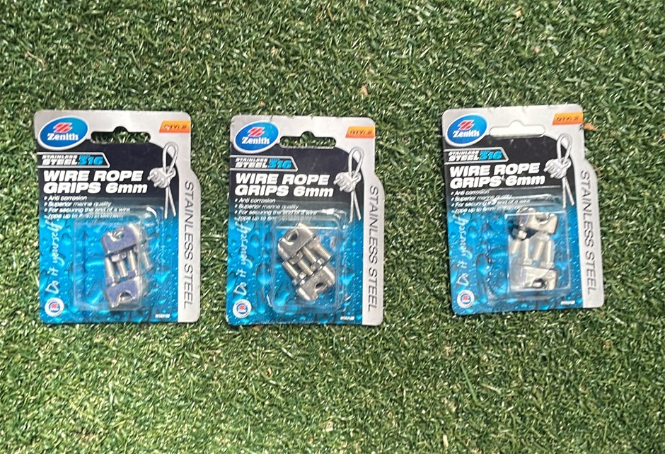 3x Wire Rope Grip Packs (6mm)