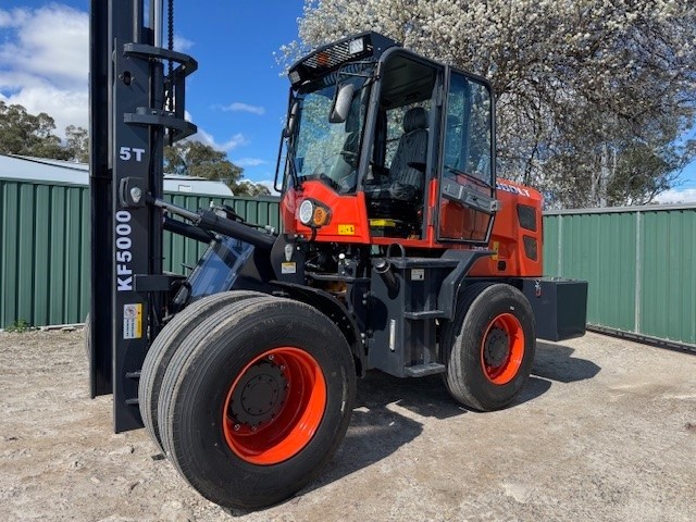 KOBOLT 5T Forklift 4X4 Diesel 4.5m Lift Model: KF5000 (2025 - Unused)