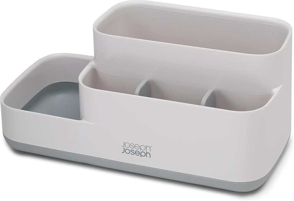 JOSEPH JOSEPH EasyStore Bathroom Storage Caddy Organiser, Grey/White NB: mi