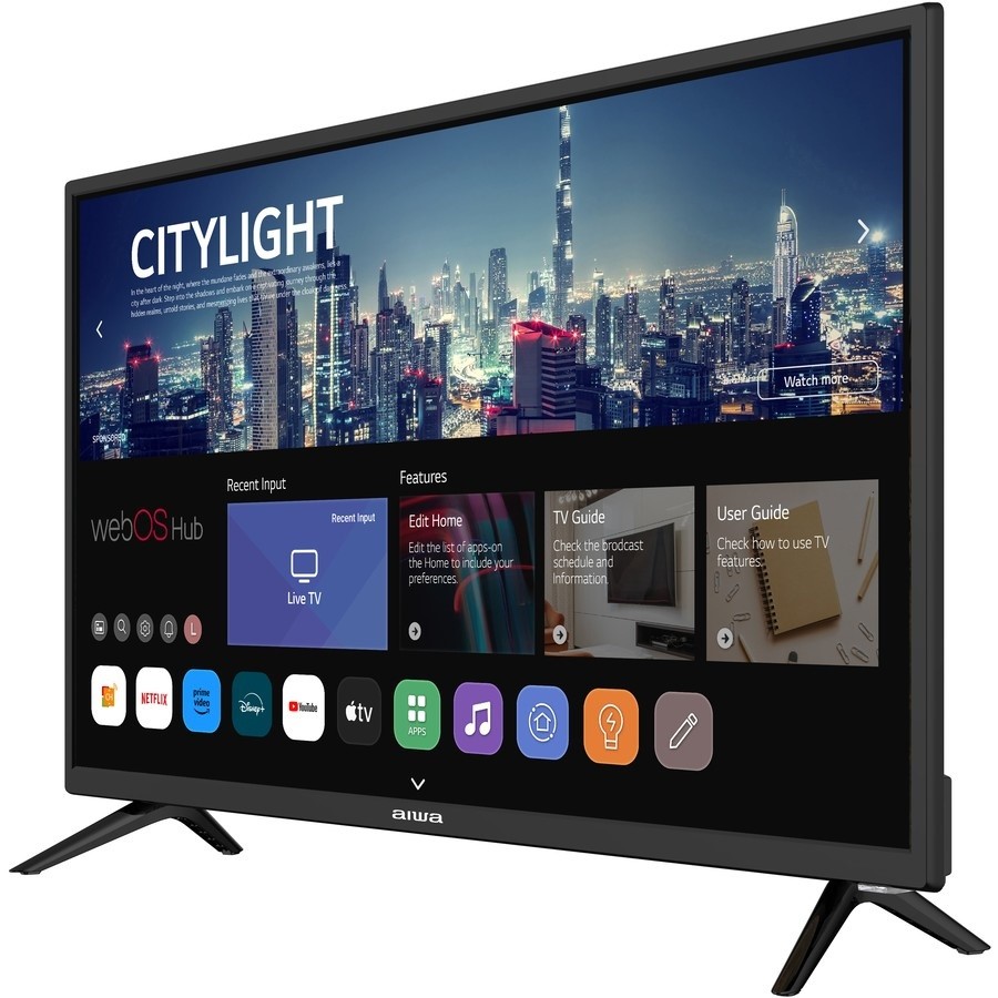 AIWA 32Inch HD WebOS TV with DVD Combo NB: minor use, no remote, no stand