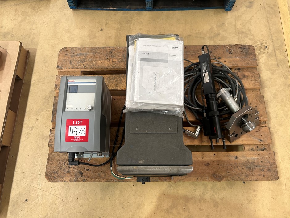 Pallet of Assorted Rexroth controllers, Bosch Rexroth Tightening Spindles