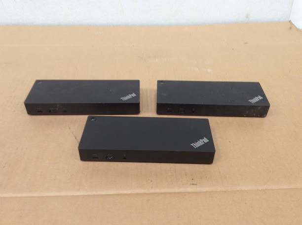 Lenovo ThinkPad Hybrid USB-C with USB-A Dock DUD9011D1 Docking (Lot of 3)