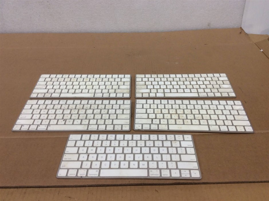 Apple Magic Keyboard(A1644) Keyboards (Lot of 5)