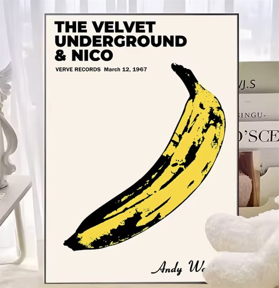 Andy Warhol (After) 1967 Velvet Underground CANVAS Print