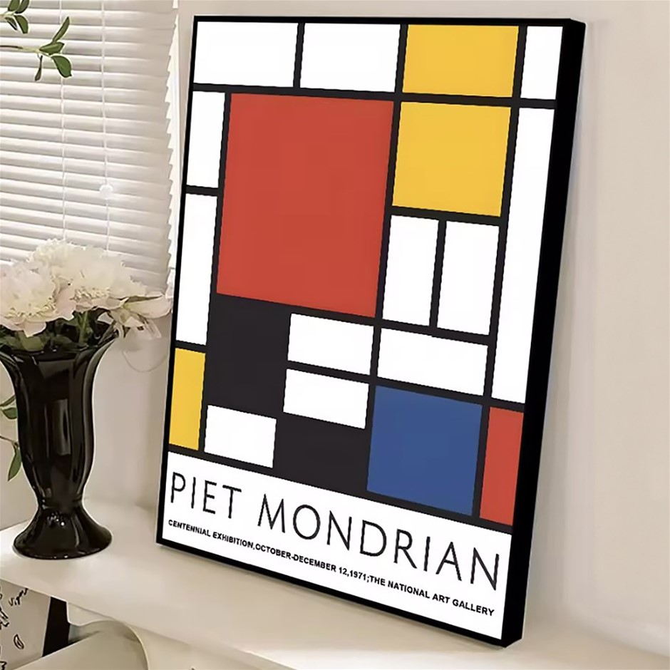 Reproduction "PIET MONDRIAN" 1971 CANVAS Print