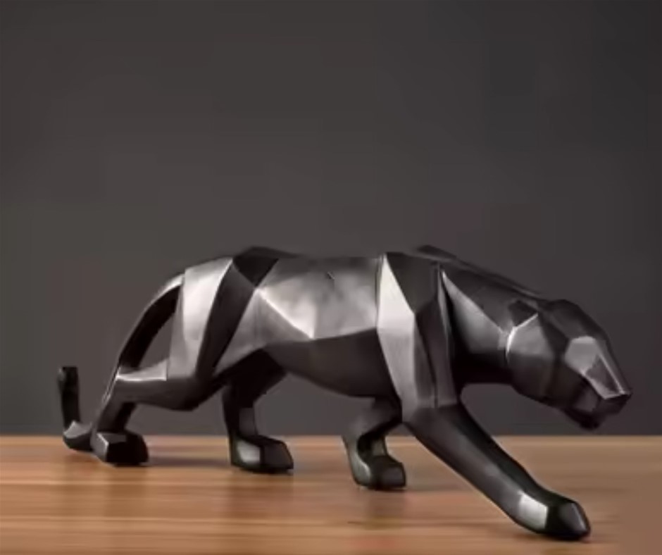 Animal Figurine " BLACK PANTHER" after Fransisci Statue