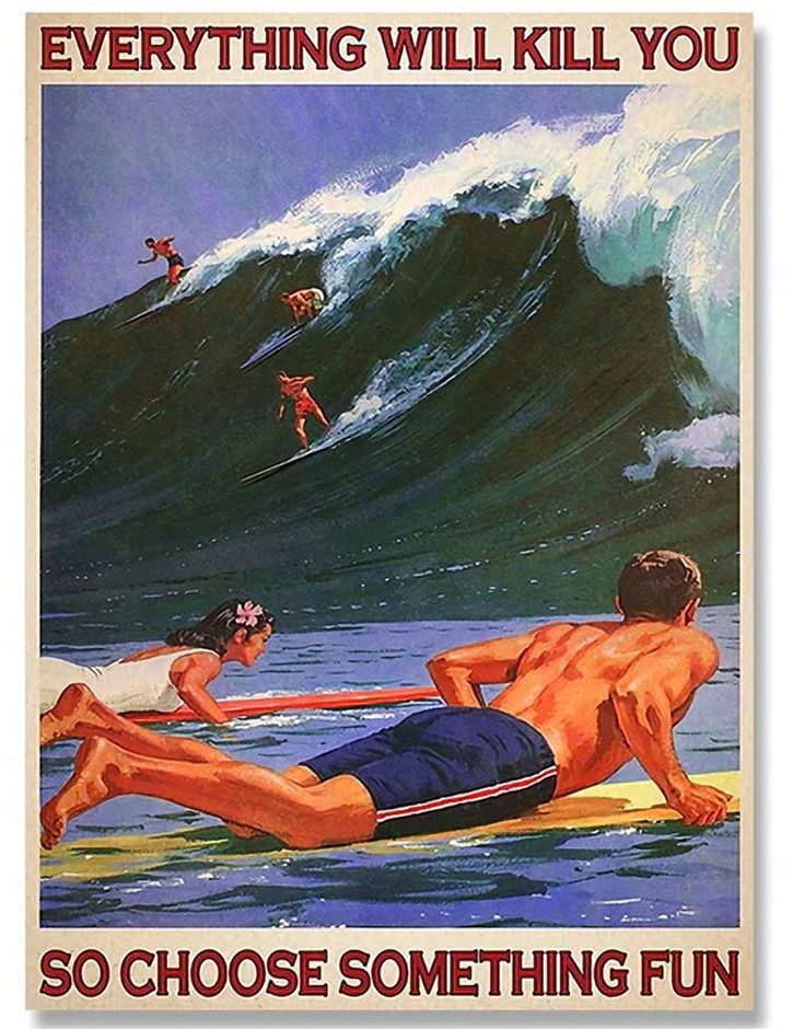 Everything Will Kill You RETRO Canvas Print