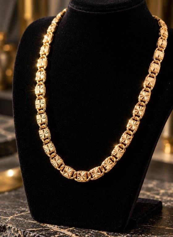 18K/Italy Stamped Rose Gold Filled Cuban Chain -50MM-5mm