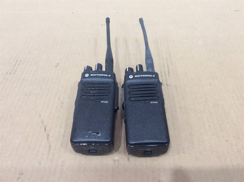 Motorola DP2400e Two-Way Radios (Lot of 2)