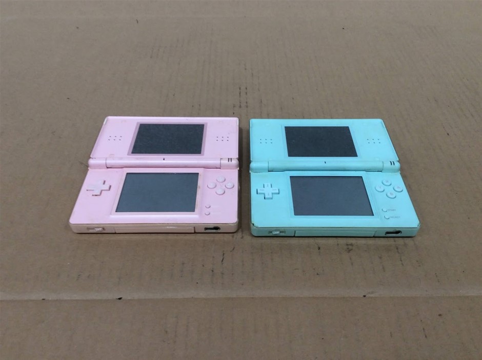 Nintendo DS Lite USG-001 Handheld Game Consoles (Lot of 2)
