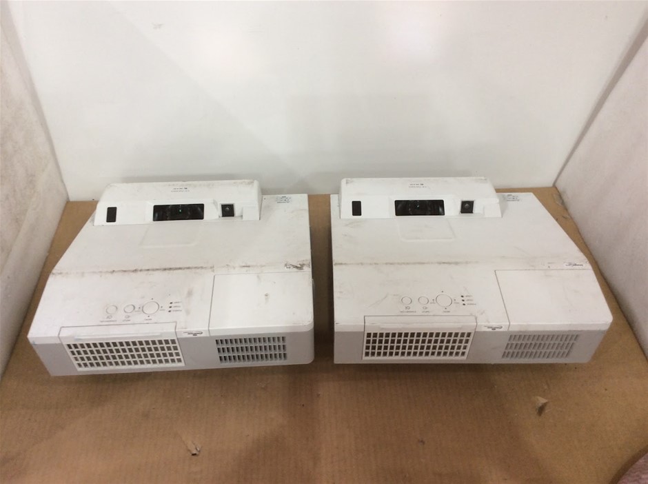 Hitachi CP-TW3005 Ultra Short Throw Projector (Lot of 2)