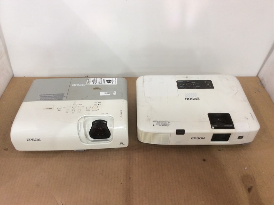 Epson EMP-X5 & H341B LCD Projectors (Lot of 2)
