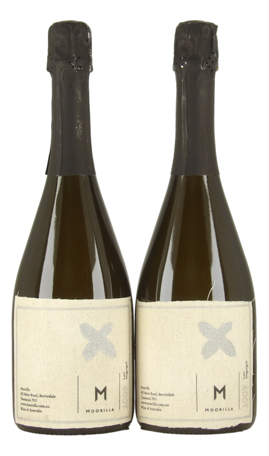 Moorilla Cloth Label Sparkling blend (late-disgorged) 2009 (2x 750mL), TAS