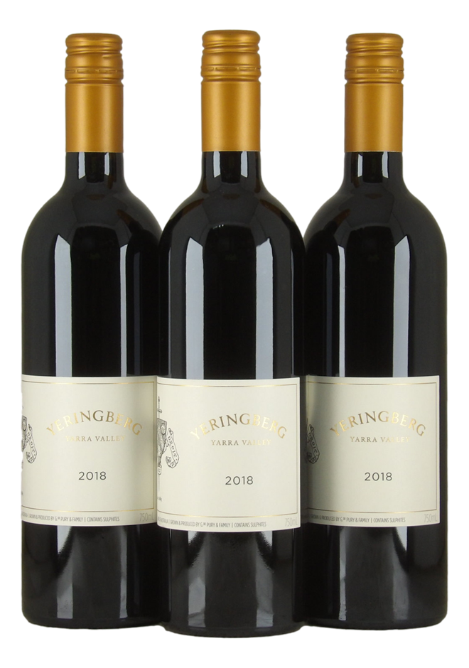YERINGBERG  Cabernet-based red blend 2018 (3x 750mL), Yarra Valley