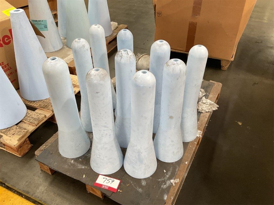 Assorted Refractory Sleeves and Components