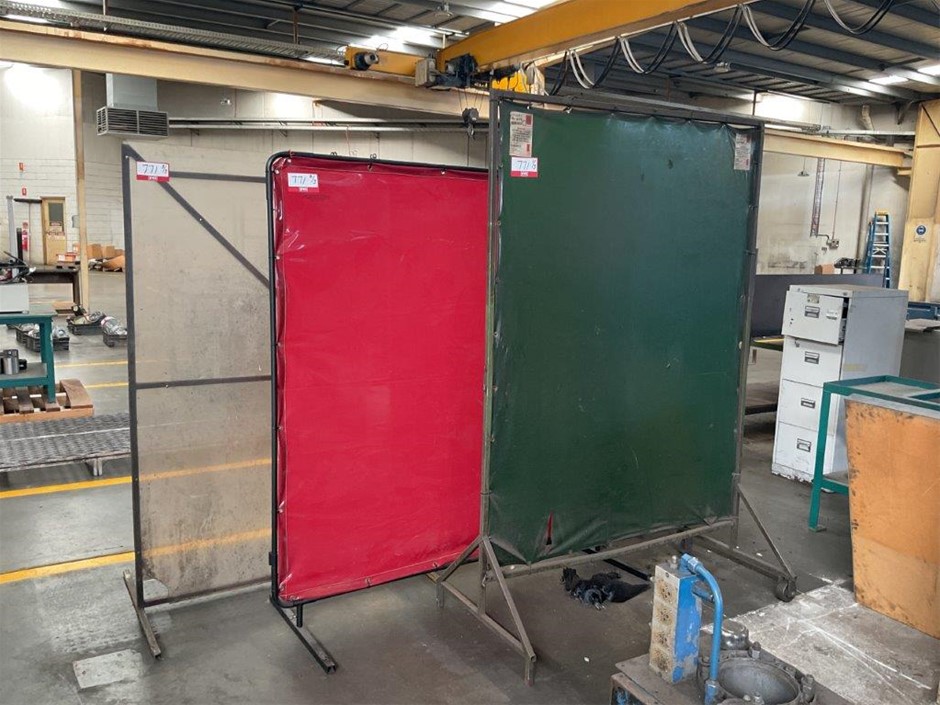 Qty 3 Assorted Welding Screens