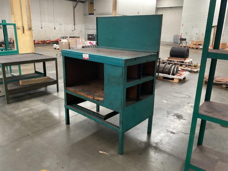 Steel Workbench with Backboard