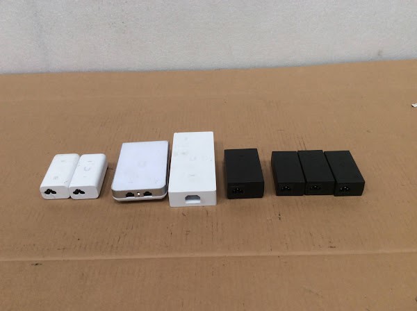 Ubiquiti AC Adapters & Gigabit Power Supplies (Lot of 8)