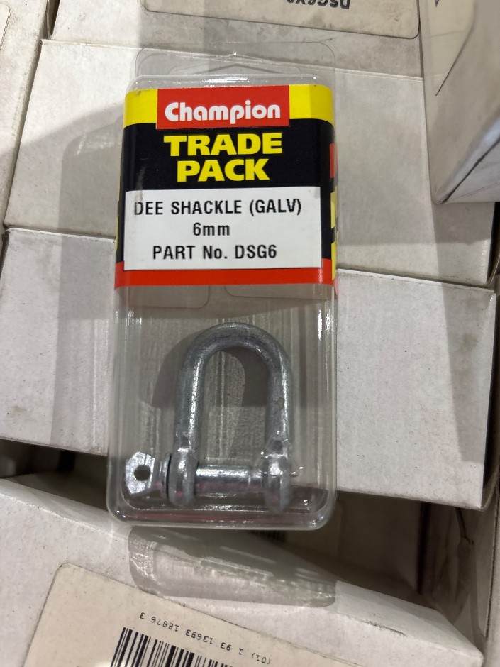Quantity Of Champion 6mm Dee Shackles