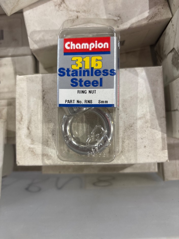 <p>Quantity Of Champion RN8 Ring Nuts</p>