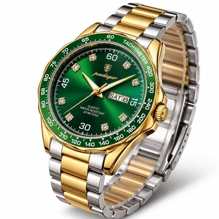 High Quality Simulated Diamond Men's Poedagar Watch-include box original