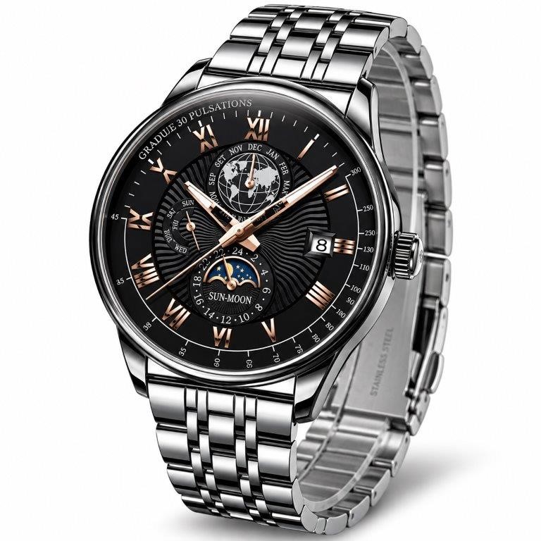 High Quality Simulated Diamond Men's Poedagar Watch-include box original