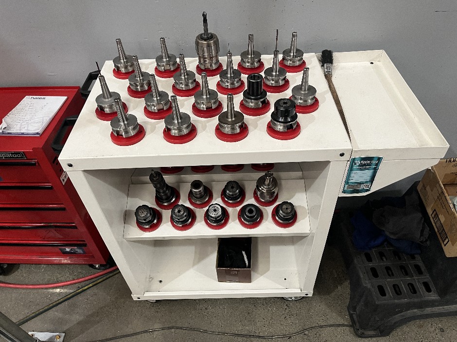 <p>6x Tool Holder Trolleys with Assorted BT40 Tool Holders</p>