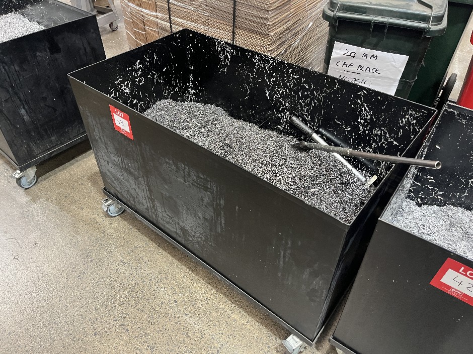 <p>Swarf Bins</p>