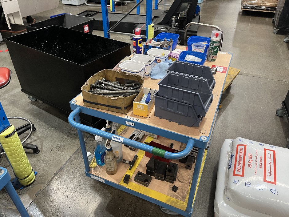 <p>Mobile 2 Tier Trolley with Contents</p>