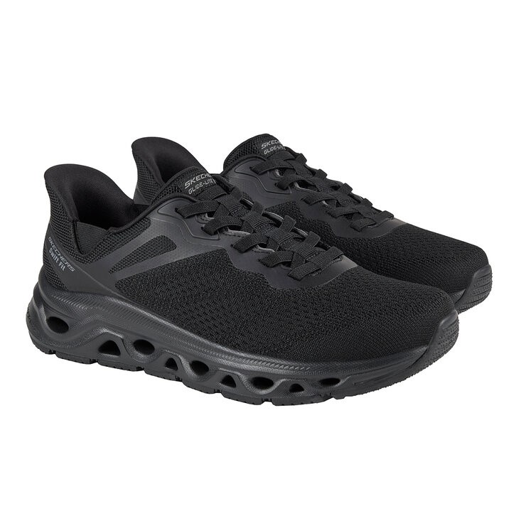 SKECHERS Men's Glide Lite Shoes, Size US10, Black (BLK), 255047.