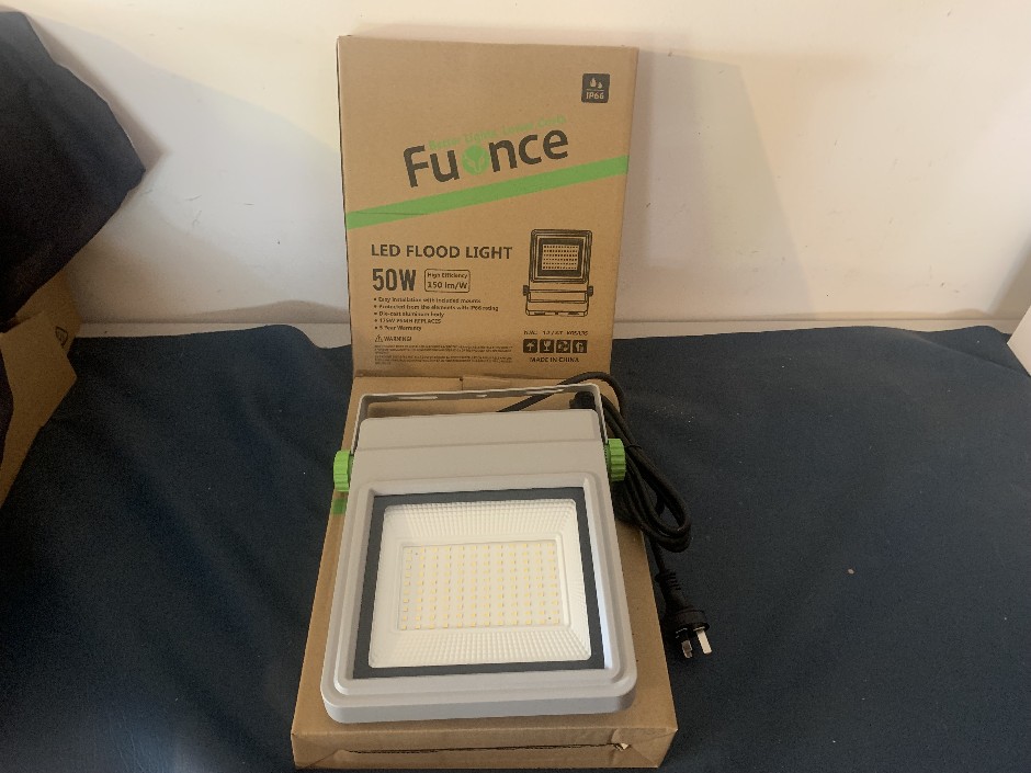 2 x Fuonce 50W LED Flood Lights (Unused in Boxes)