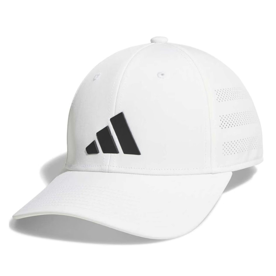 ADIDAS Men's Cap, L/XL, White/Black, JK9599 (1819275). NB: minor dirt marks