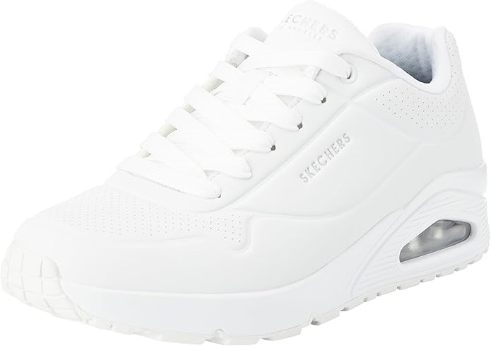 SKECHERS Men's Uno Stand On Air Sneaker, US7/UK6/EU39.5, White, 52458/W.  B