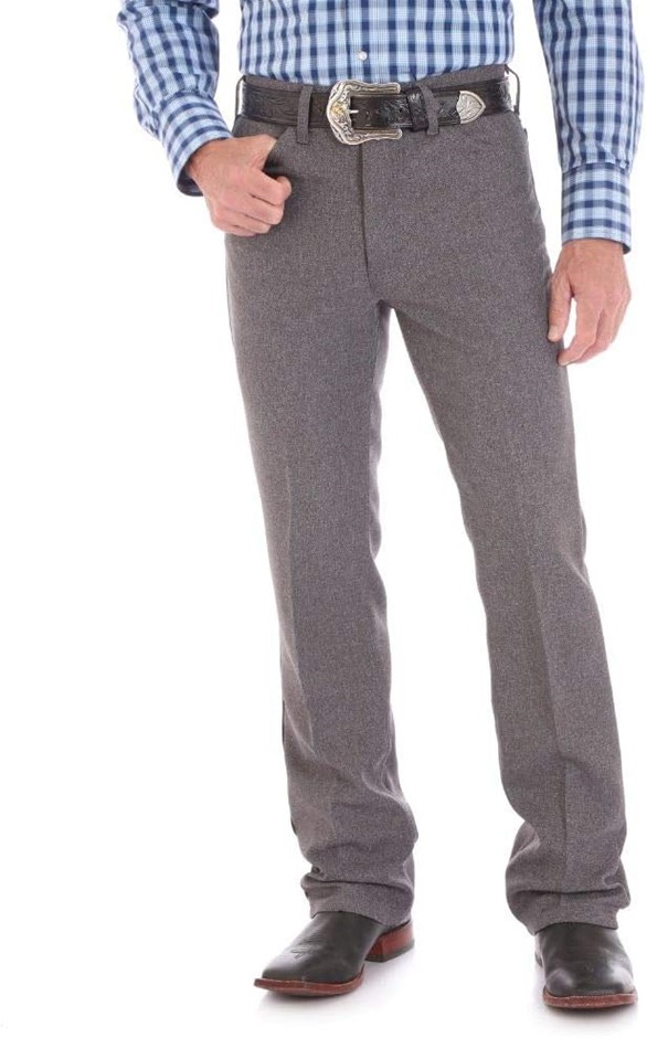 WRANGLER Men's Wrancher Dress Jeans, 30W x 29L, Grey Mixed, 82HG. Buyers N