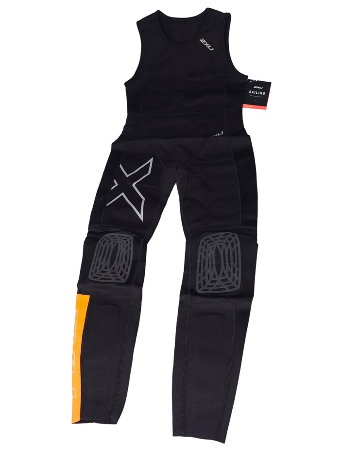 2 x 2XU Men's High Performance Power Long John, Size M, Black/Orange. Buye