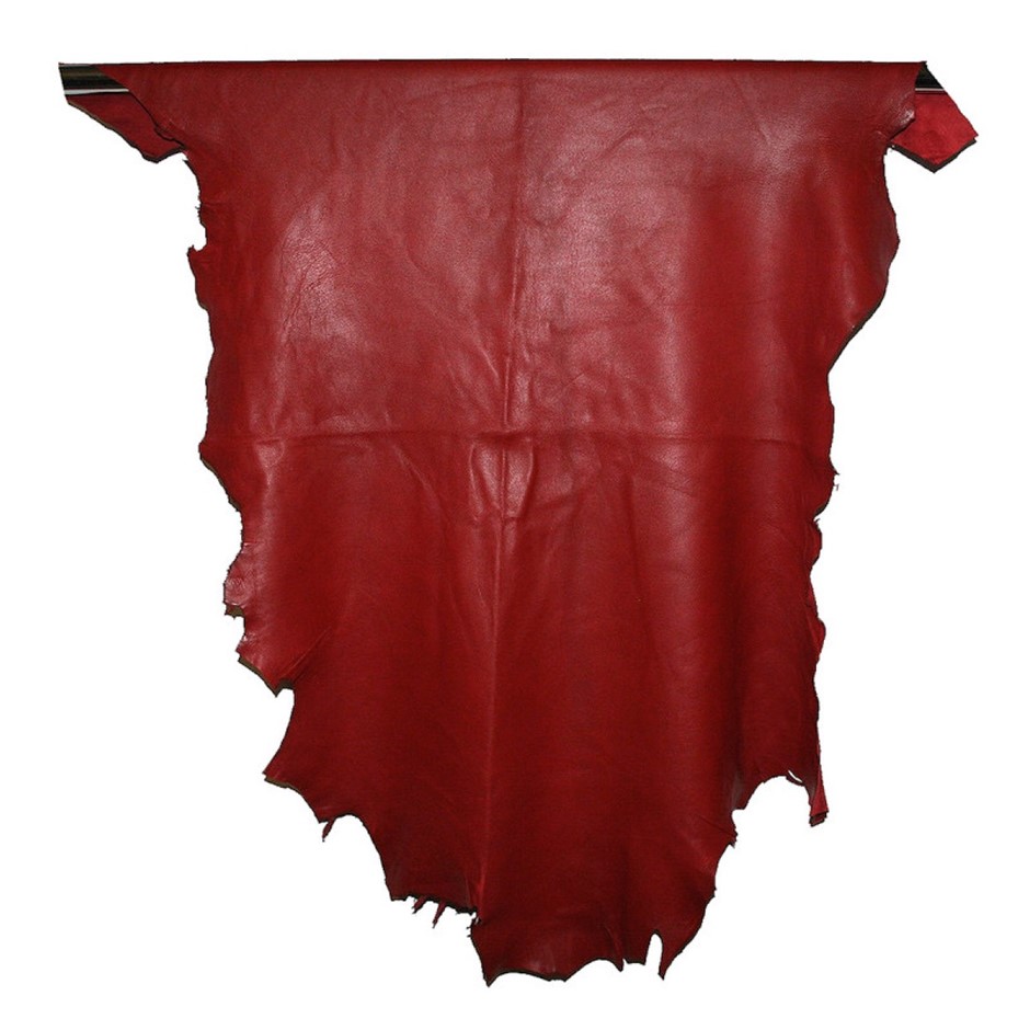 7sqft Top Grade Red Nappa Lambskin Leather Hide