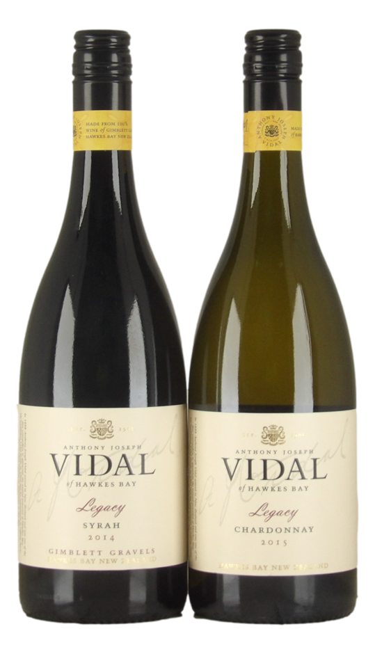 Mixed Vidal Wine Pack (2x 750mL), NZ
