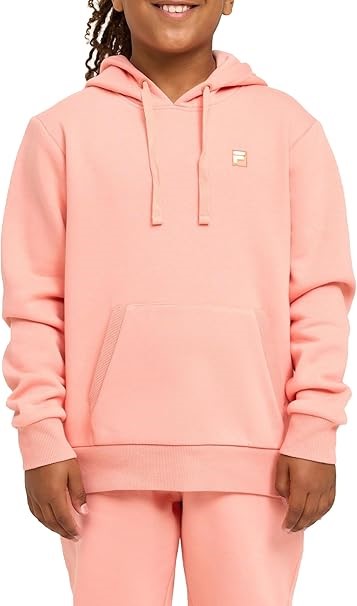 FILA Kid's Cali Hoodie, Size 12, Burnt Coral, ABW3866. RRP: $80.