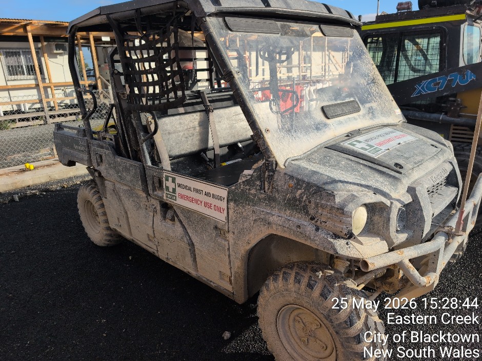 <p>Kawasaki Mule Diesel Buggy (Site ID: VEHC36)</p>