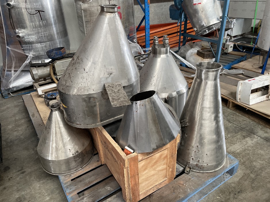 Stainless Steel Hoppers and Machine Parts