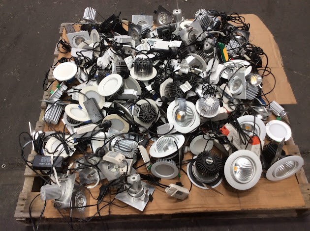Mixed Brand and Model LED Recessed Downlights/Spotlights