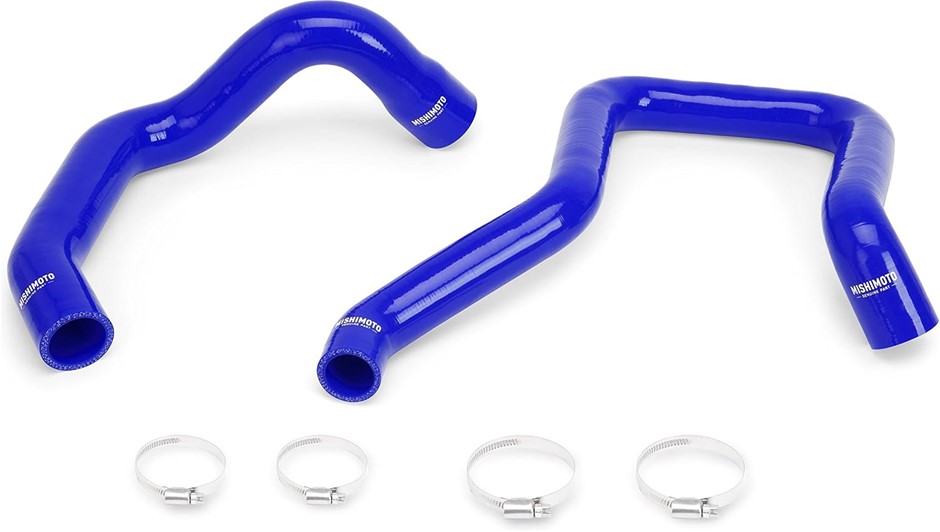 MISHIMOTO MMHOSE-XJ6-91BL Silicone Radiator Hose Kit Fits Jeep Cherokee XJ