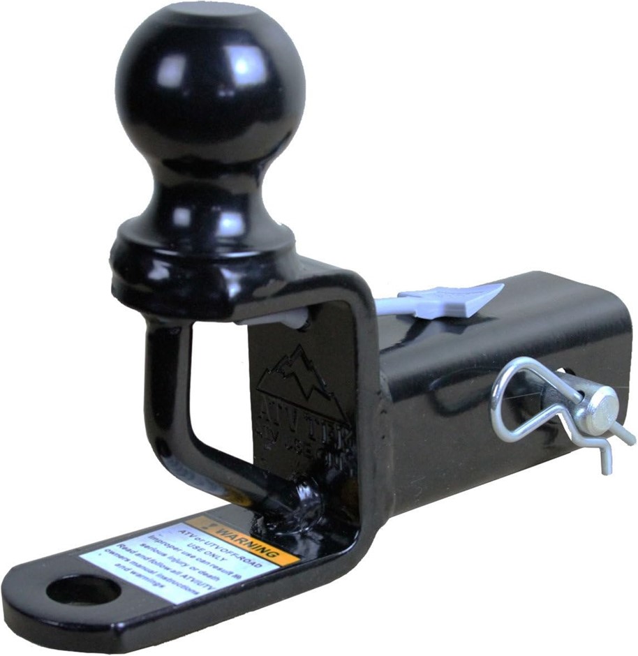 ATV TEK, Trio HD Receiver 2 Inches Multi-Purpose Hitch with Ball Mount, Hea