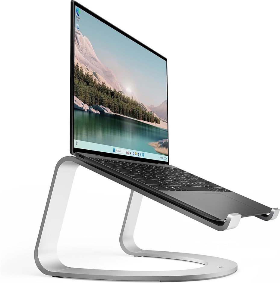 TWELVE SOUTH Curve SE for MacBooks and Laptops | Aluminum Ergonomic Desktop