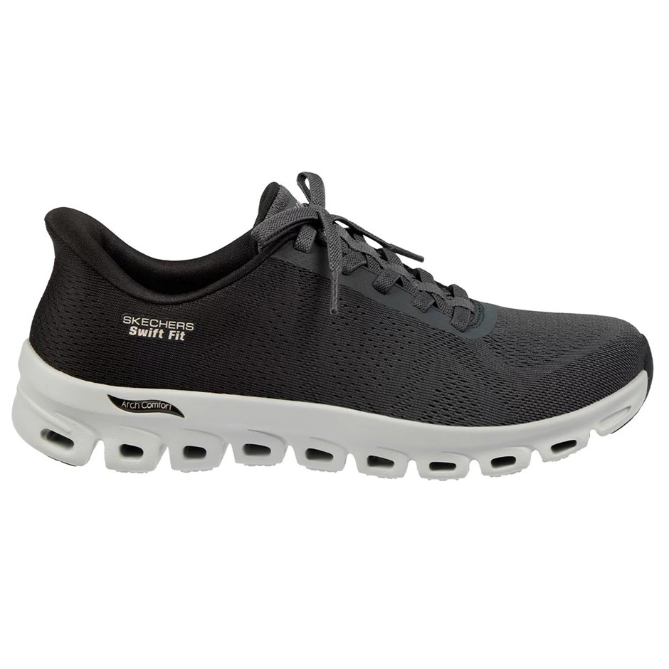 SKECHERS Women's Glide Step Shoes, Size US10, Black, 179276.